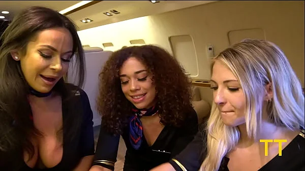 Teddy Gets a Triple Bj on a PJ - Private JET Blow Job - Emma Bug Willow Ryder Kiki Klout - TT S1E6
