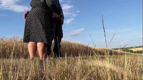 Madly wanting to fuck my horny neighbor MILF in the ass but getting a handjob from her instead