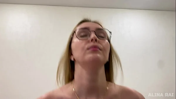 Stepmother: Please close your eyes, I have to help you. Stepson: - Ok