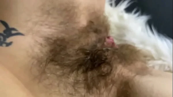Huge erected clitoris fucking vagina deep inside big orgasm