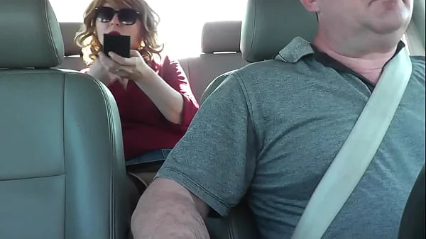 Milf sexy mommy Frina got into taxi and forgot to wear panties under skirt. Taxi driver is watching. Naked in public. Publicly. No panties. Without panties