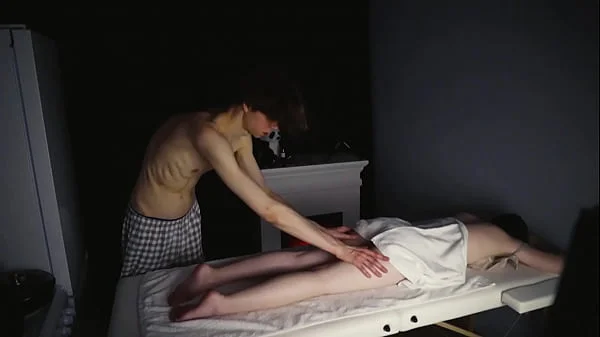 masturbate to her with a toy after a massage, she doesn't mind