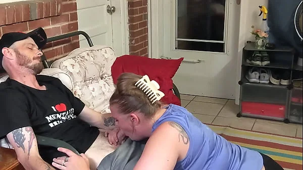 Cheating wife caught giving the neighbor a blowjob and smoking!