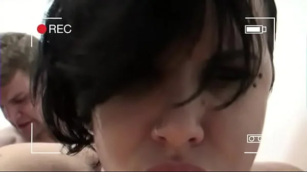 Nasty brunette makes sex tape with John Doe