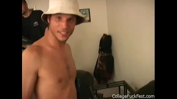 Frat house amateur coed teen fucked at wild party