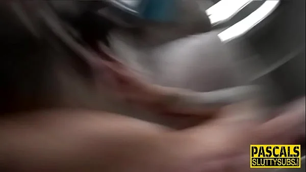 Submissive milf toying her pussy