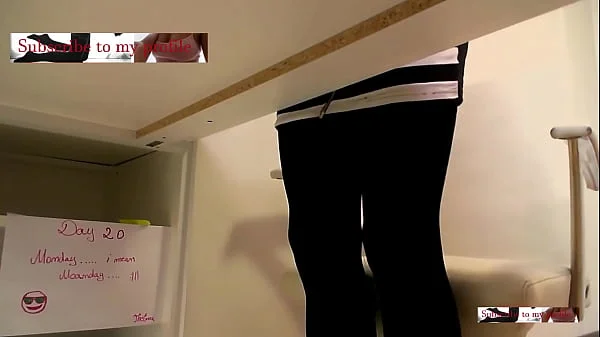 risky naked at the job compilation