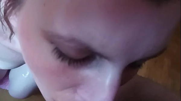 Slut MILF Wife getting Rough Face Fuck and Cum on her Face
