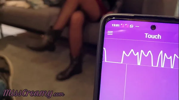 Public Flash - Female squirting orgasm with remote toy at the shopping center - Control teacher's pussy with Lush - MissCreamy