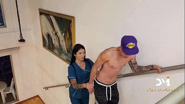 FREE - Physiotherapist Salome Gil receives my cum in her mouth - Self Blowjob - Danner Mendez -