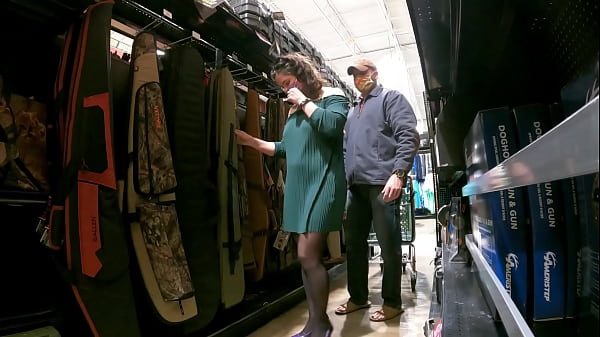 Pantyhosed Milf - Sporting goods section