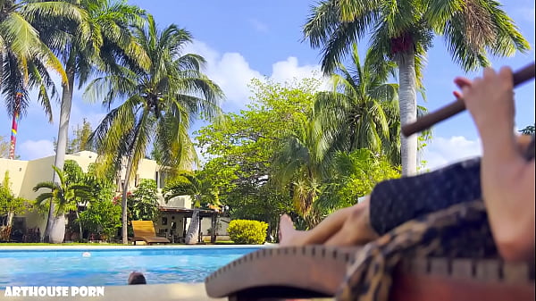 Petite Latina Violeta Grey Loves Sucking, Fucking, Oily Footjobs & Cum on Her Feet